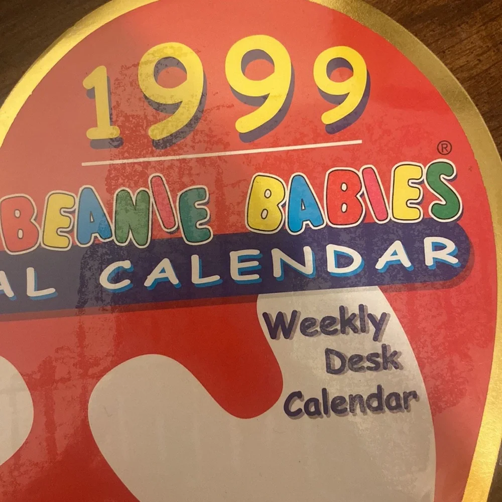 NWT!! Rare! 1999 Beanie Babies Official Calendar